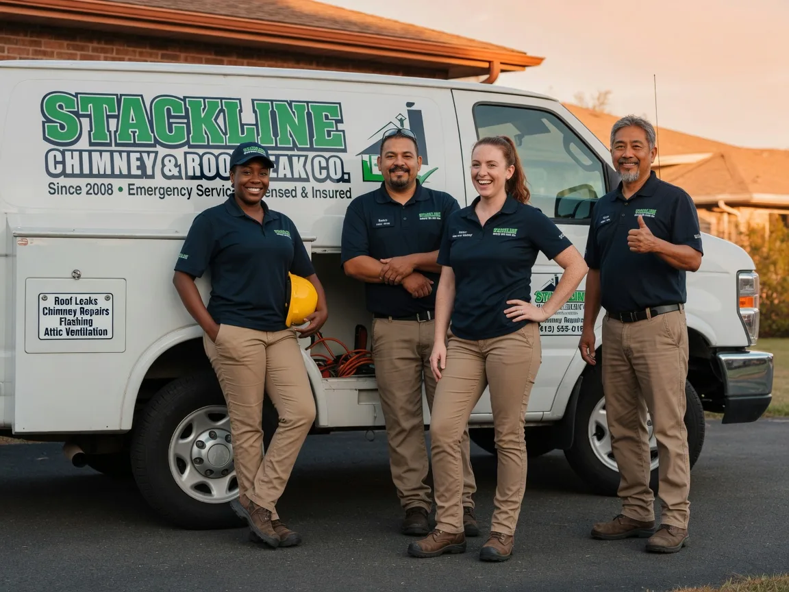 Chimney flashing repair company in Fairfield, VT